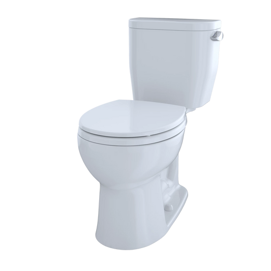 TOTO Entrada Cotton Right Lever Round Front Close Coupled Toilet