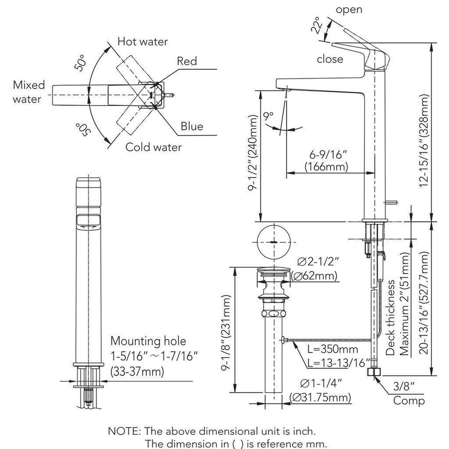 TOTO GB 1.2 GPM Polished Bronze Single-Handle Vessel Bathroom Sink Faucet With Drain Assembly and Comfort Glide