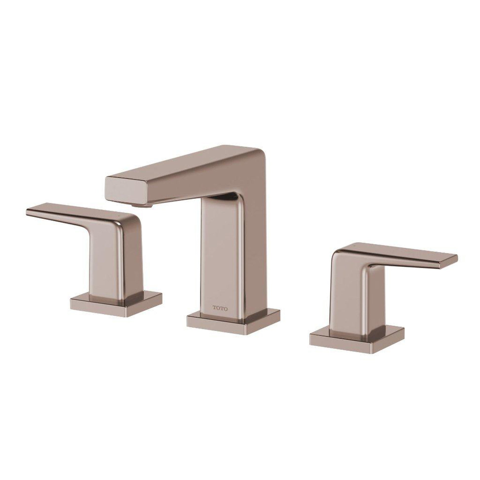 TOTO GB 1.2 GPM Polished Bronze Two-Handle Widespread Bathroom Sink Faucet With Drain Assembly