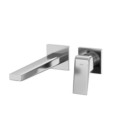 TOTO GB 1.2 GPM Polished Chrome Single-Handle Long Wall-Mounted Bathroom Sink Faucet With Comfort Glide