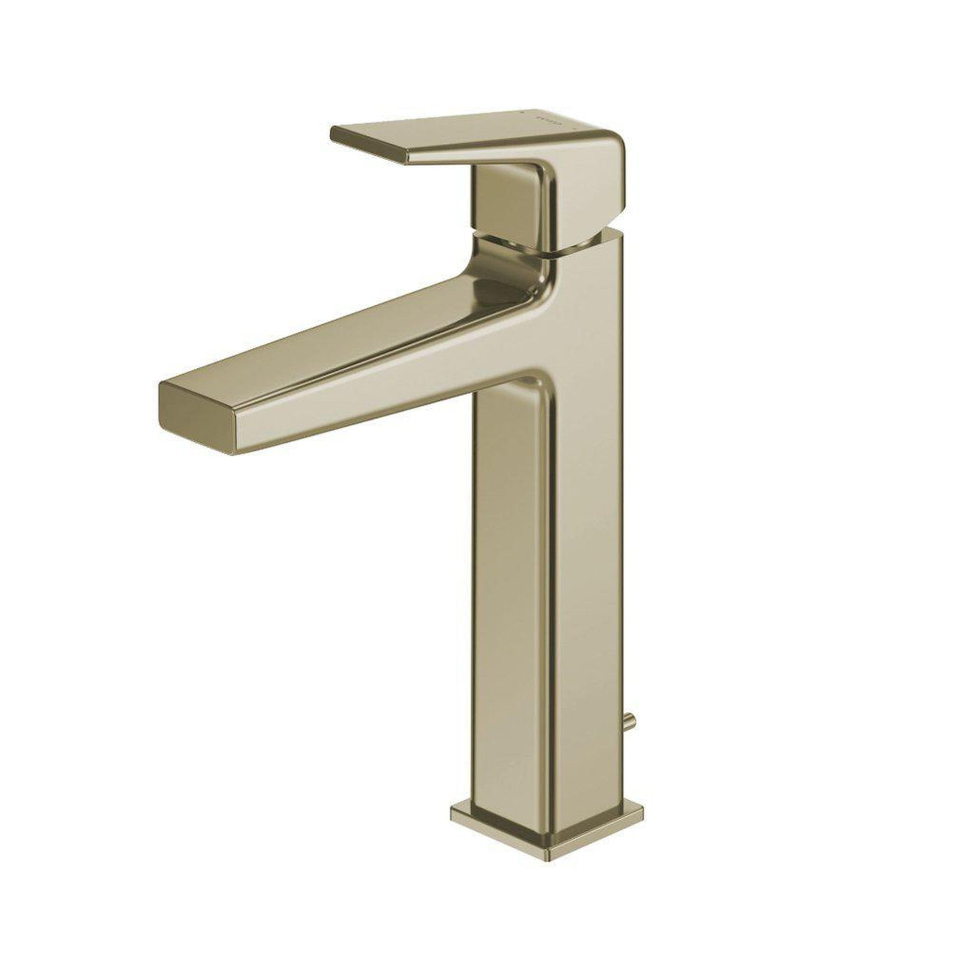 TOTO GB 1.2 GPM Polished French Gold Single-Handle Semi-Vessel Bathroom Sink Faucet With Drain Assembly and Comfort Glide