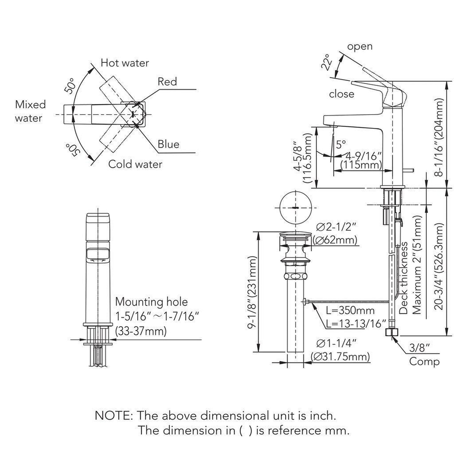 TOTO GB 1.2 GPM Polished Nickel Single-Handle Bathroom Sink Faucet With Comfort Glide