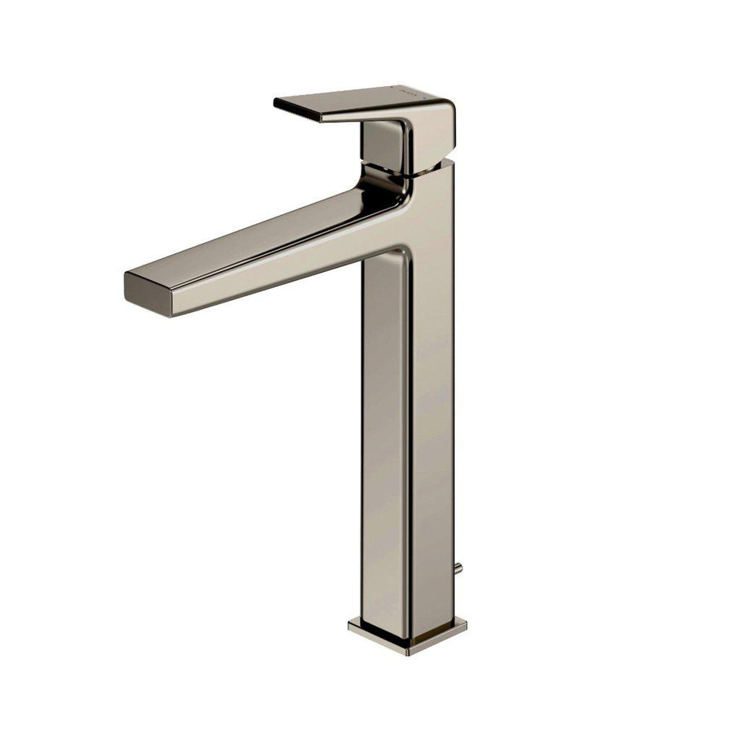 TOTO GB 1.2 GPM Polished Nickel Single-Handle Vessel Bathroom Sink Faucet With Drain Assembly and Comfort Glide