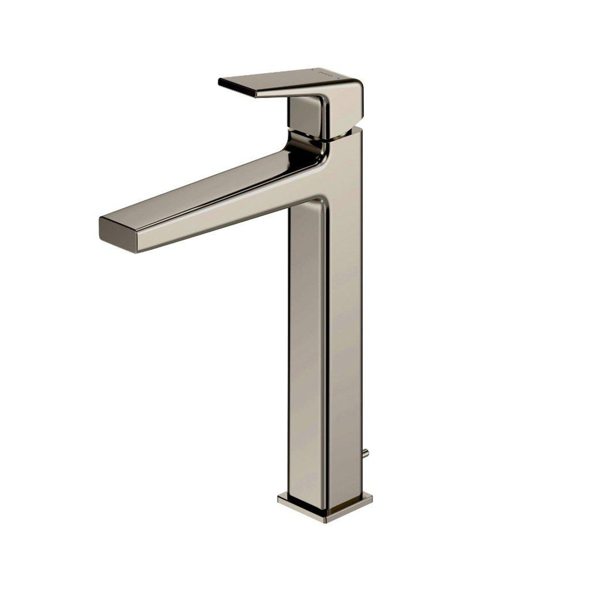 TOTO GB 1.2 GPM Polished Nickel Single-Handle Vessel Bathroom Sink Faucet With Drain Assembly and Comfort Glide