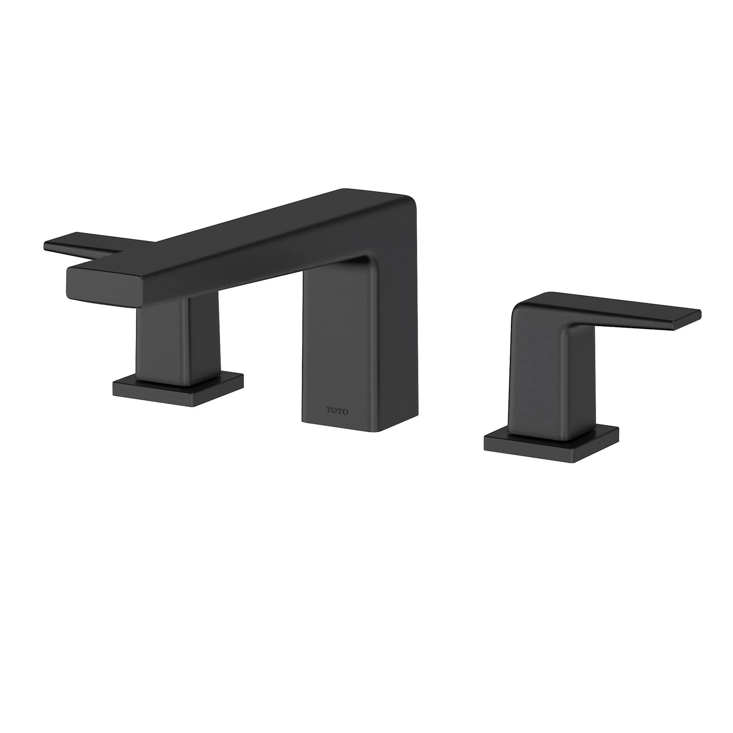 TOTO GB Matte Black Three-Hole Roman Tub Filler Trim