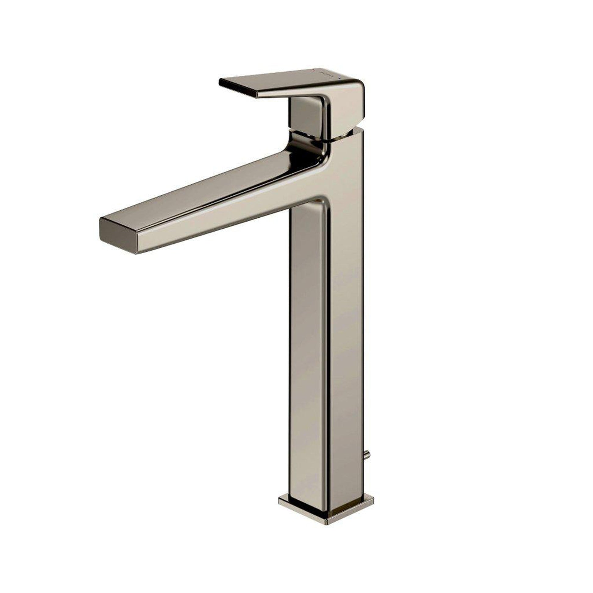 TOTO GB Polished Nickel 1.2 GPM Single-Handle Vessel Bathroom Sink Faucet With Drain Assembly and Comfort Glide