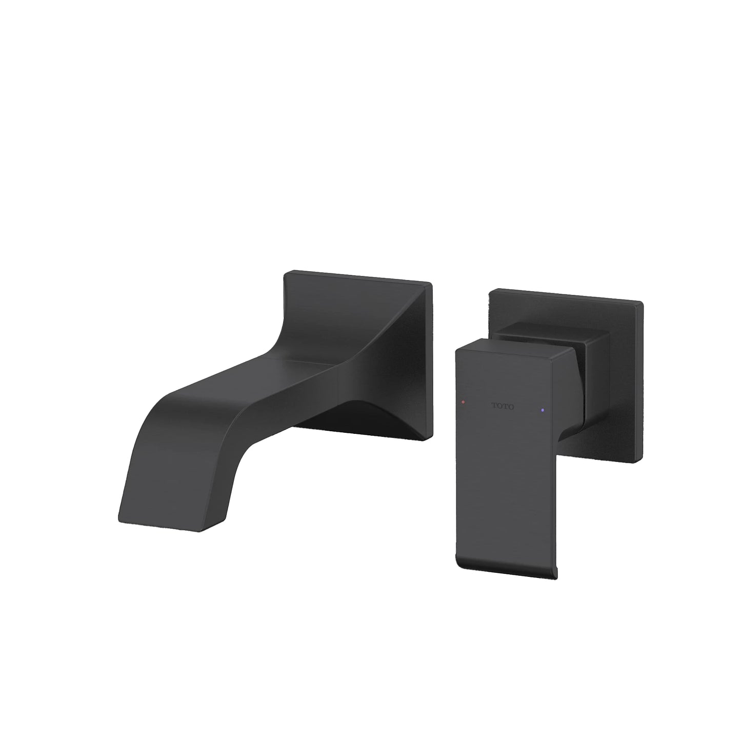 TOTO GC 1.2 GPM Matte Black Short Wall Mount Faucet