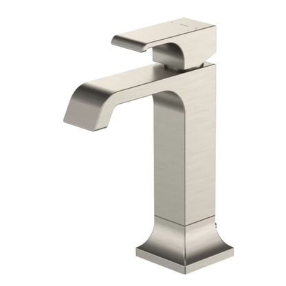 TOTO GC Brushed Nickel 1.2 GPM Single-Handle Semi-Vessel Bathroom Sink Faucet With Comfort Glide