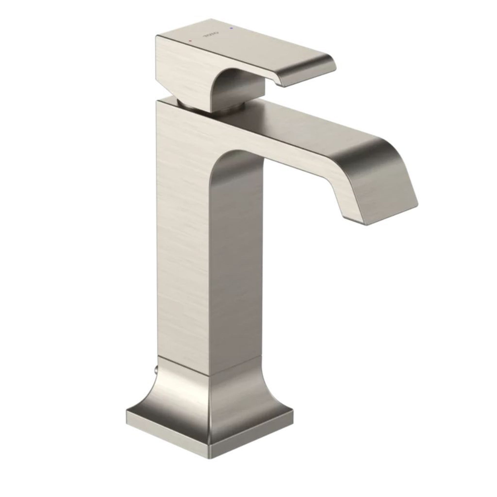 TOTO GC Brushed Nickel 1.2 GPM Single-Handle Semi-Vessel Bathroom Sink Faucet With Comfort Glide