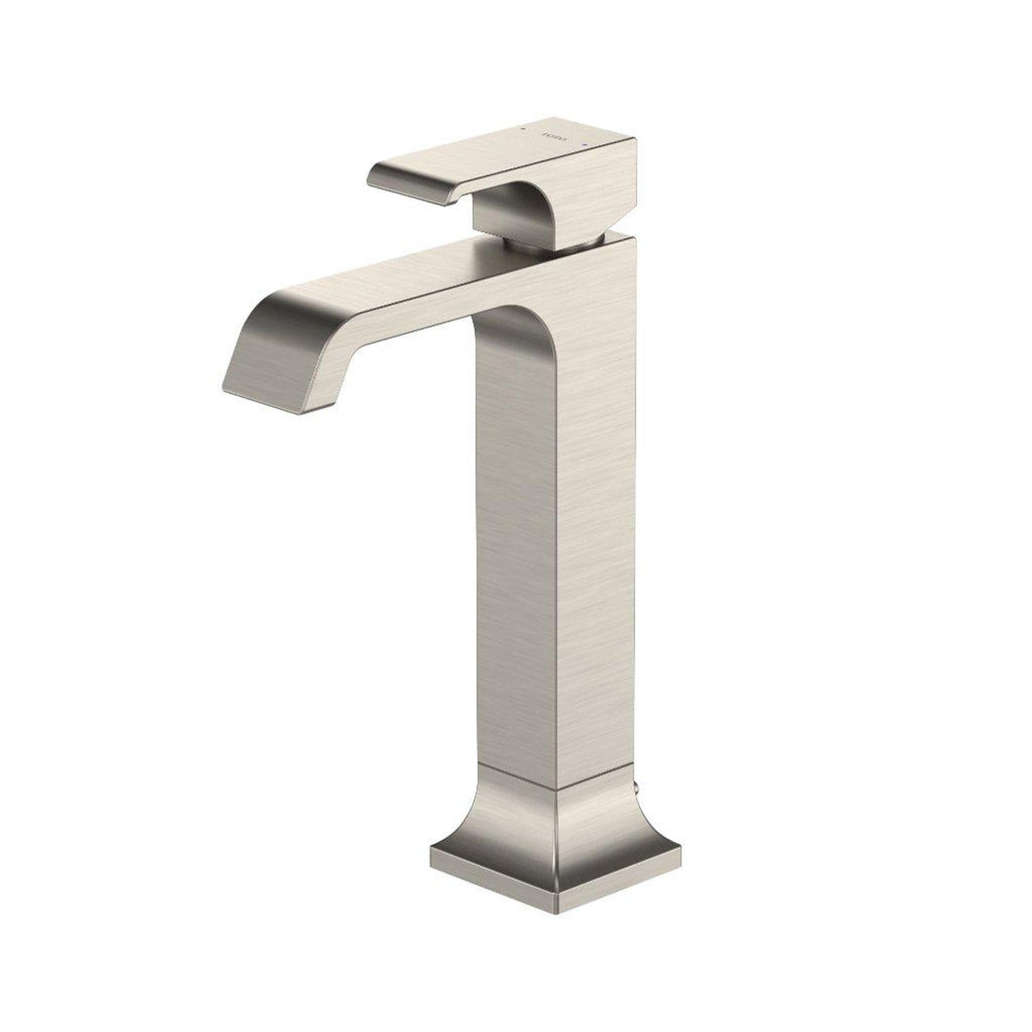 TOTO GC Brushed Nickel 1.2 GPM Single-Handle Vessel Bathroom Sink Faucet With Comfort Glide
