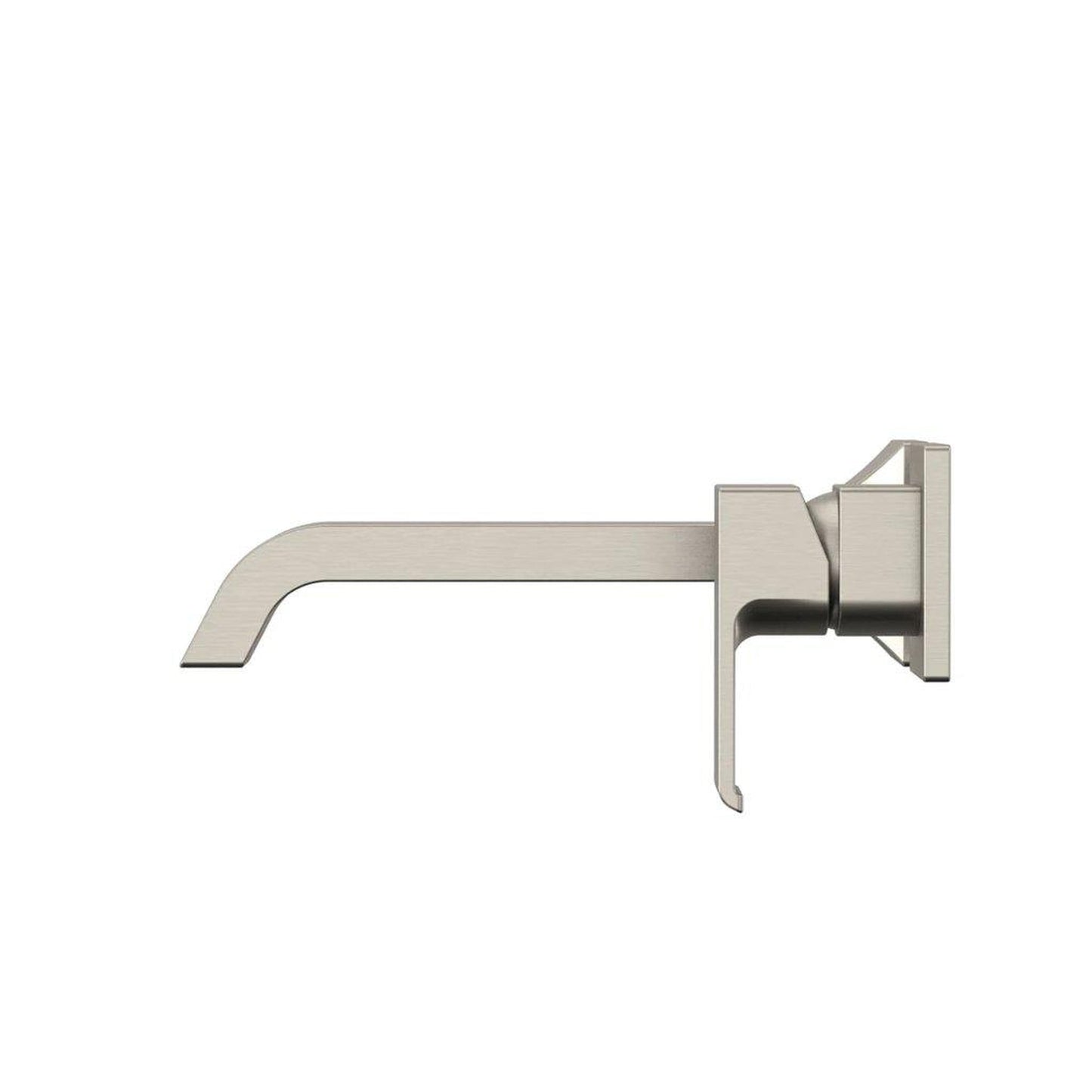 TOTO GC Brushed Nickel 1.2 GPM Single-Handle Wall-Mounted Long Bathroom Sink Faucet With Comfort Glide