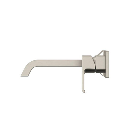 TOTO GC Brushed Nickel 1.2 GPM Single-Handle Wall-Mounted Long Bathroom Sink Faucet With Comfort Glide