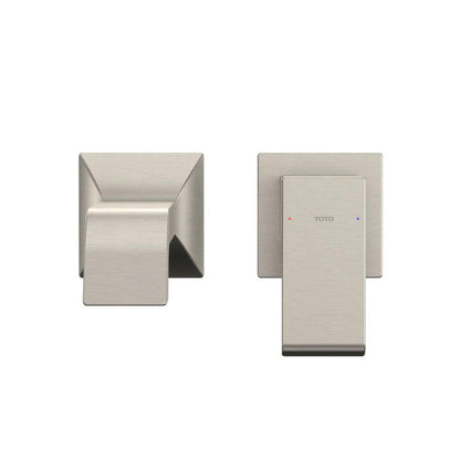 TOTO GC Brushed Nickel 1.2 GPM Single-Handle Wall-Mounted Long Bathroom Sink Faucet With Comfort Glide