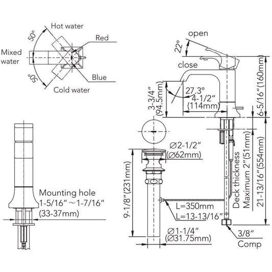 TOTO GC Polished Bronze 1.2 GPM Single-Handle Bathroom Sink Faucet With Comfort Glide