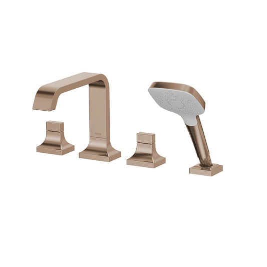 TOTO GC Polished Bronze Four-Hole Roman Tub Filler Trim