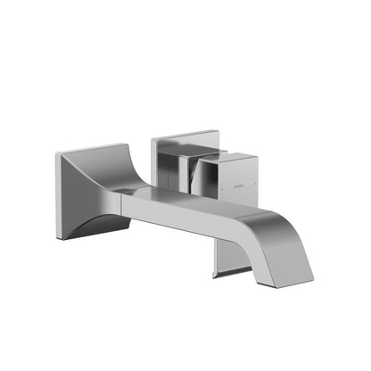 TOTO GC Polished Chrome 1.2 GPM Single-Handle Wall-Mounted Long Bathroom Sink Faucet With Comfort Glide
