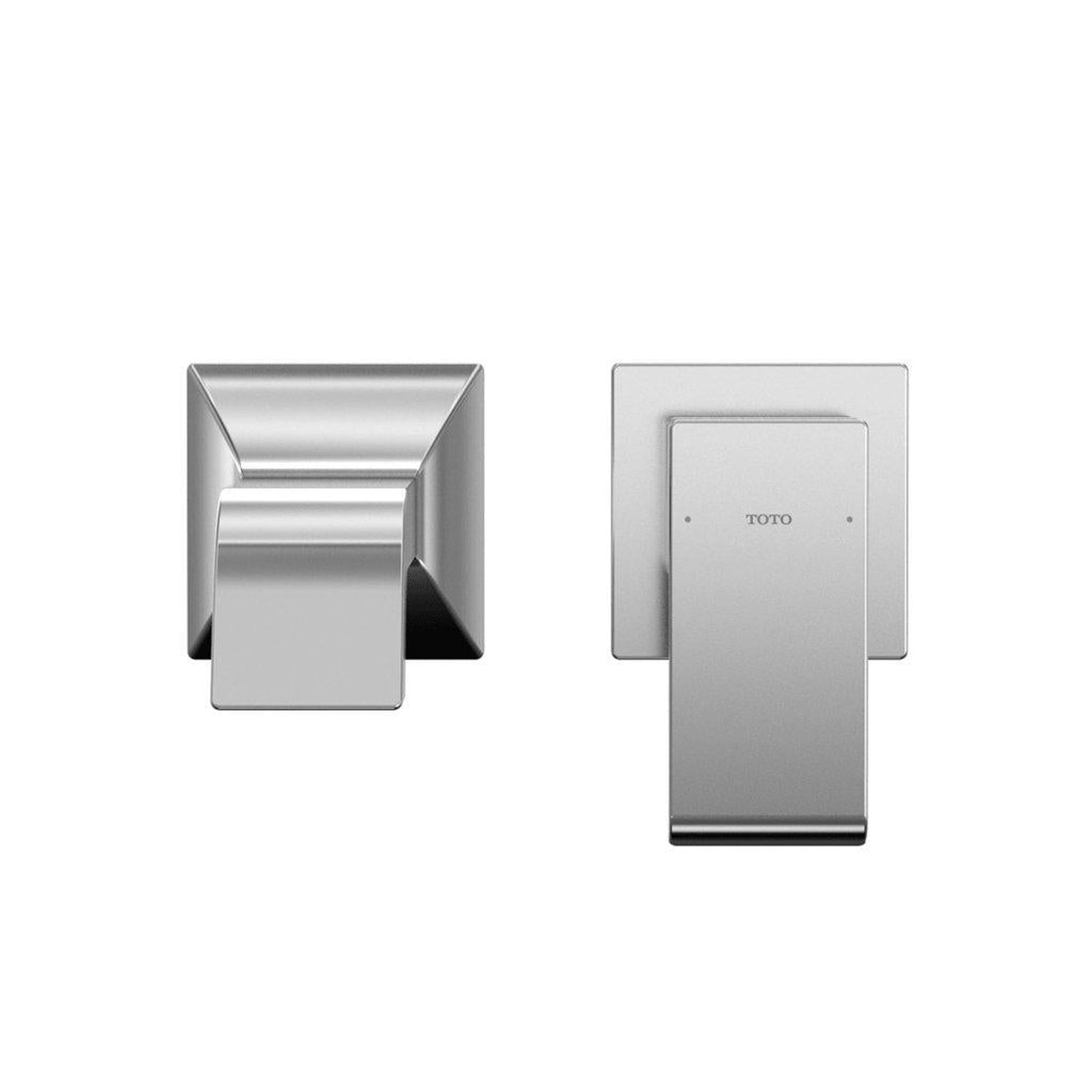 TOTO GC Polished Chrome 1.2 GPM Single-Handle Wall-Mounted Short Bathroom Sink Faucet With Comfort Glide