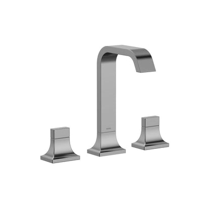 TOTO GC Polished Chrome 1.2 GPM Two-Handle Widespread Bathroom Sink Faucet With Drain Assembly