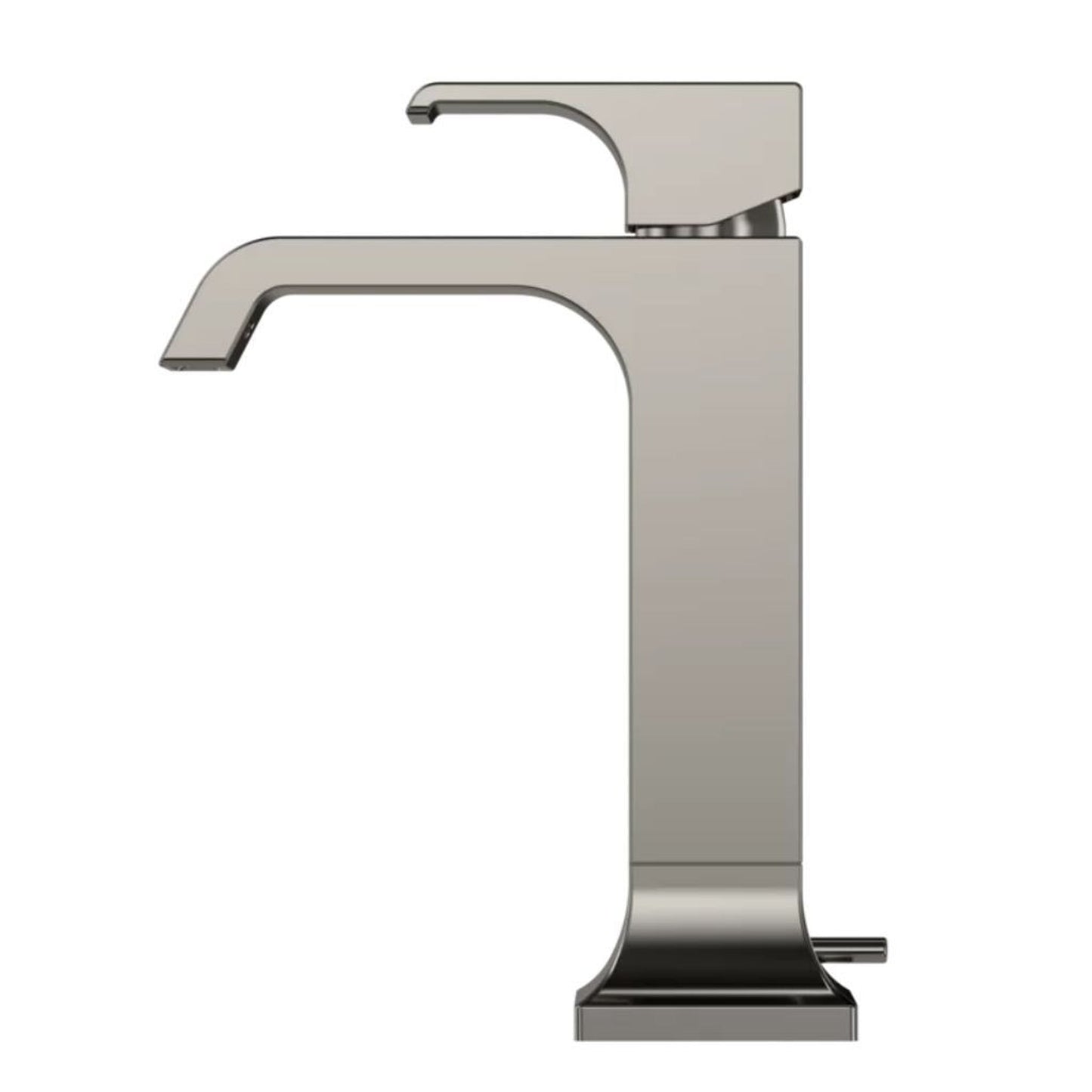 TOTO GC Polished Nickel 1.2 GPM Single-Handle Semi-Vessel Bathroom Sink Faucet With Comfort Glide