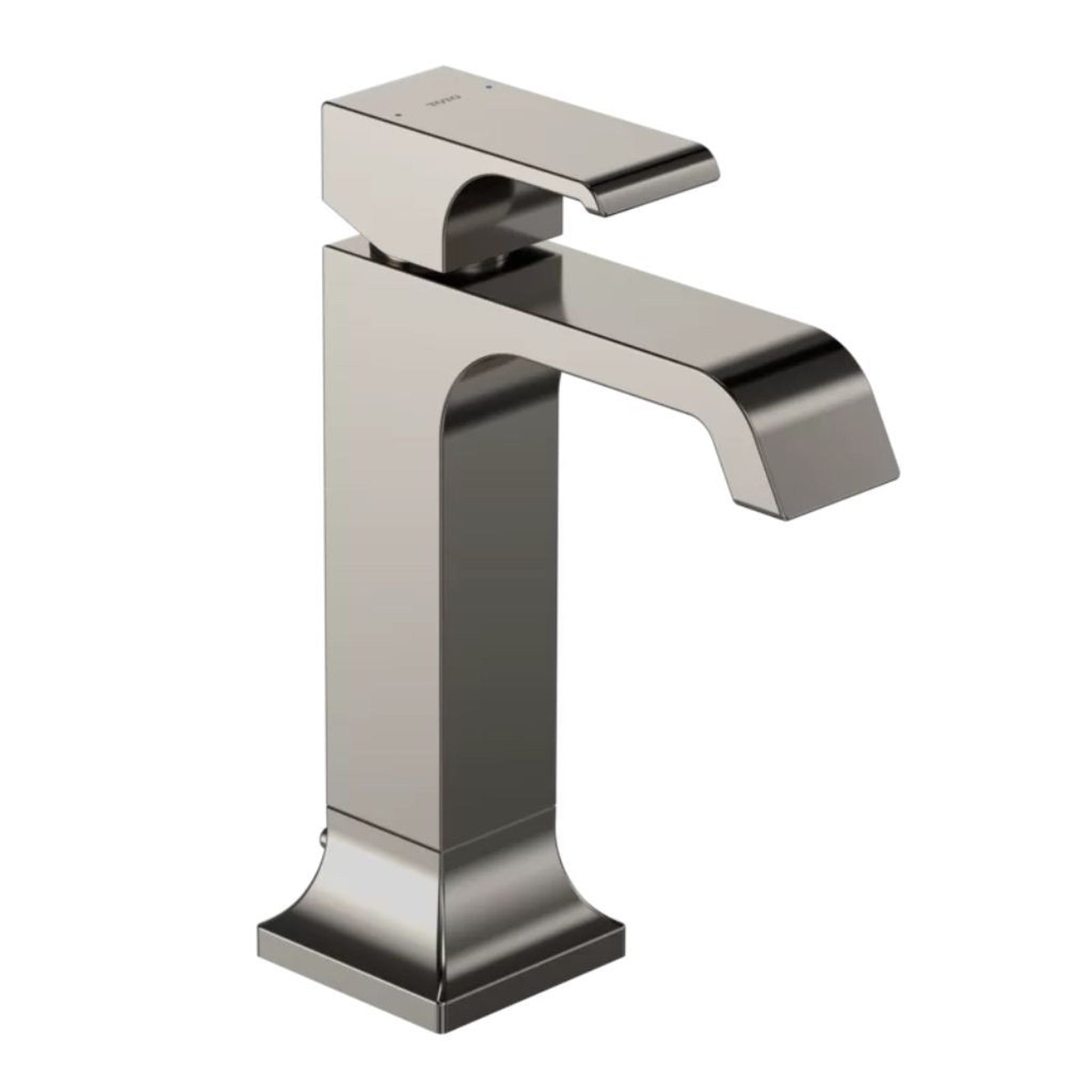 TOTO GC Polished Nickel 1.2 GPM Single-Handle Semi-Vessel Bathroom Sink Faucet With Comfort Glide
