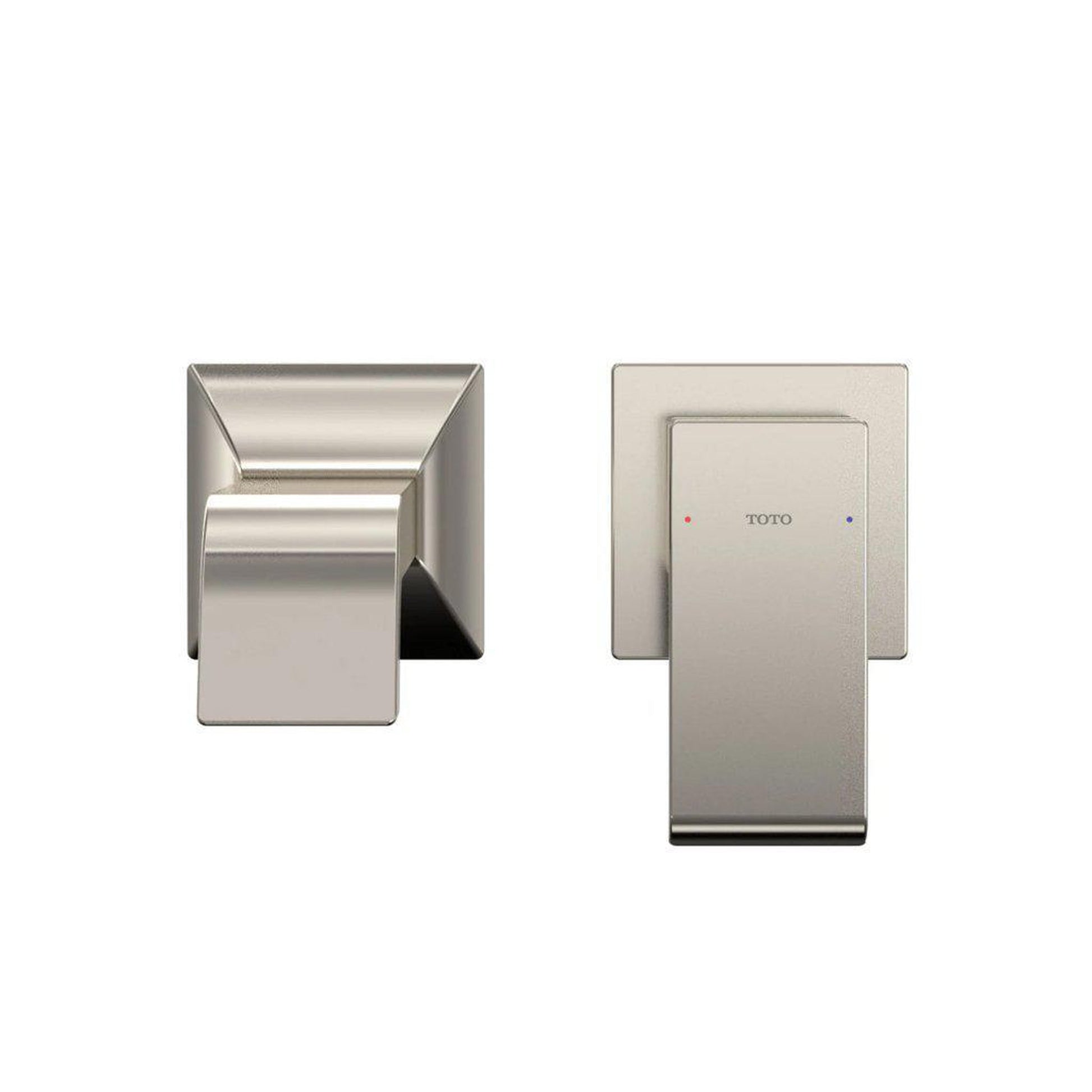 TOTO GC Polished Nickel 1.2 GPM Single-Handle Wall-Mounted Long Bathroom Sink Faucet With Comfort Glide