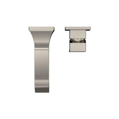 TOTO GC Polished Nickel 1.2 GPM Single-Handle Wall-Mounted Short Bathroom Sink Faucet With Comfort Glide