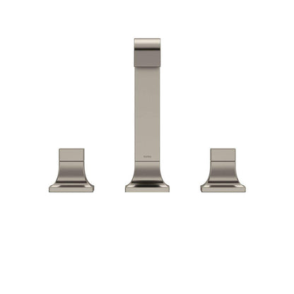 TOTO GC Polished Nickel 1.2 GPM Two-Handle Widespread Bathroom Sink Faucet With Drain Assembly