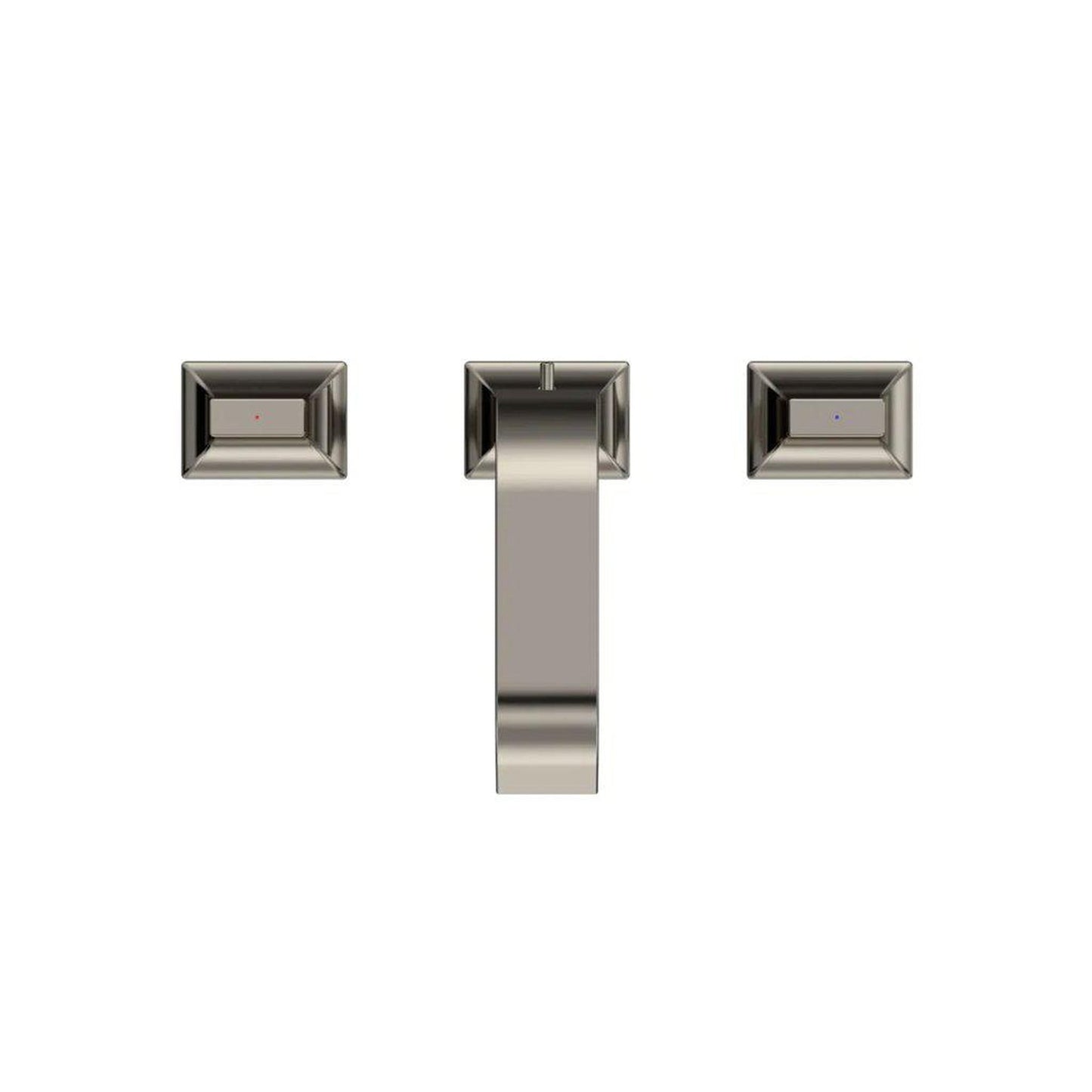 TOTO GC Polished Nickel 1.2 GPM Two-Handle Widespread Bathroom Sink Faucet With Drain Assembly