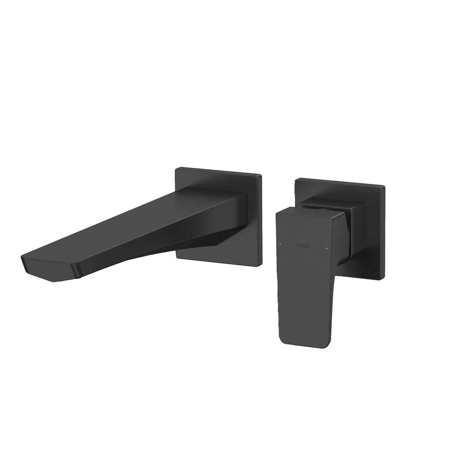 TOTO GE 1.2 GPM Matte Black Long Wall Mount Faucet