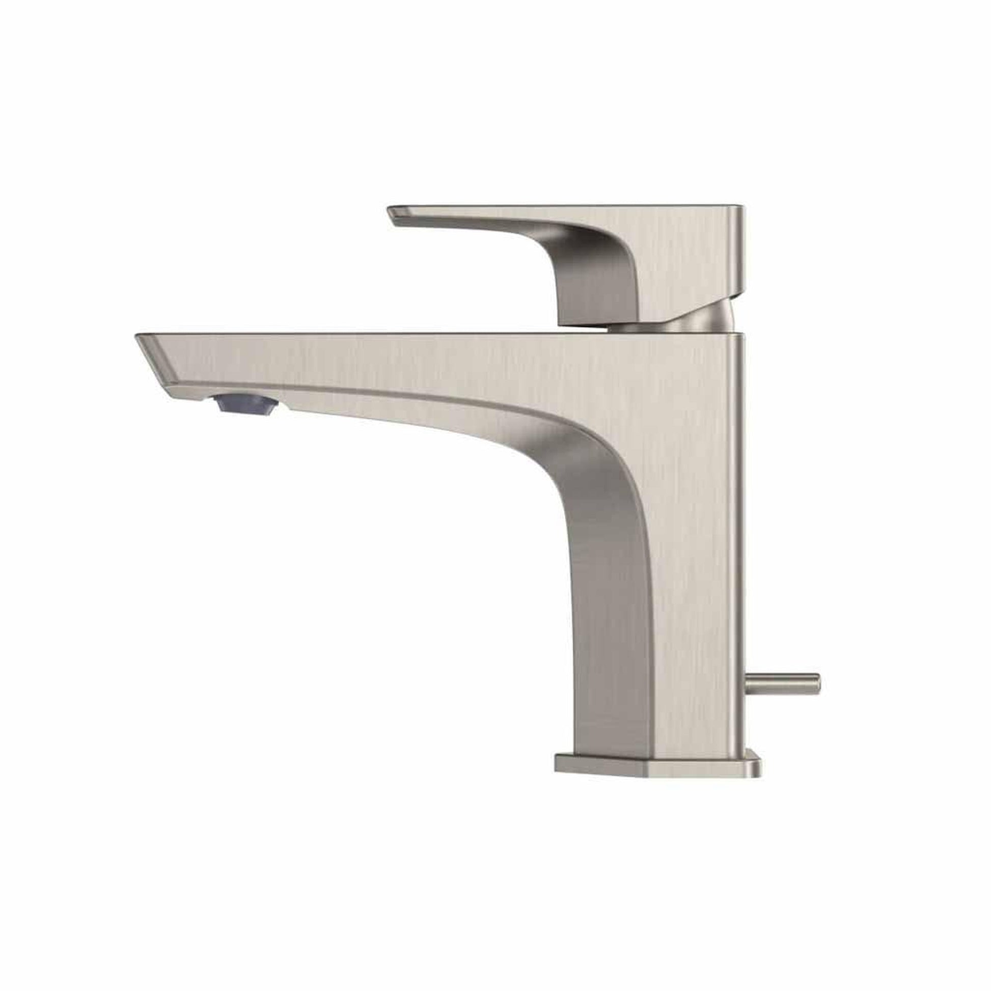 TOTO GE Brushed Nickel 1.2 GPM Single-Handle Bathroom Sink Faucet With Comfort Glide