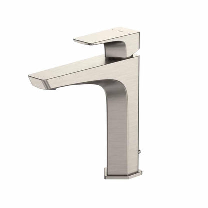 TOTO GE Brushed Nickel 1.2 GPM Single-Handle Semi-Vessel Bathroom Sink Faucet With Comfort Glide