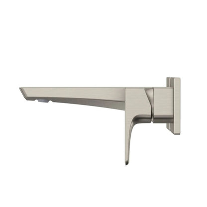 TOTO GE Brushed Nickel 1.2 GPM Single-Handle Short Wall-Mounted Bathroom Sink Faucet With Comfort Glide