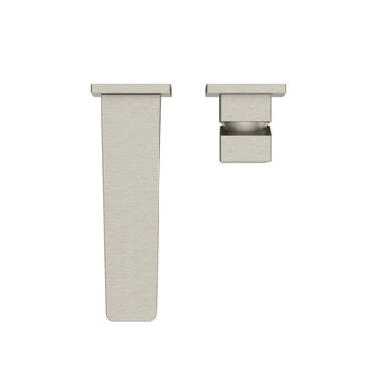 TOTO GE Brushed Nickel 1.2 GPM Single-Handle Short Wall-Mounted Bathroom Sink Faucet With Comfort Glide