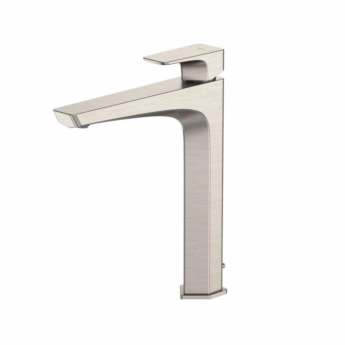 TOTO GE Brushed Nickel 1.2 GPM Single-Handle Vessel Bathroom Sink Faucet With Comfort Glide
