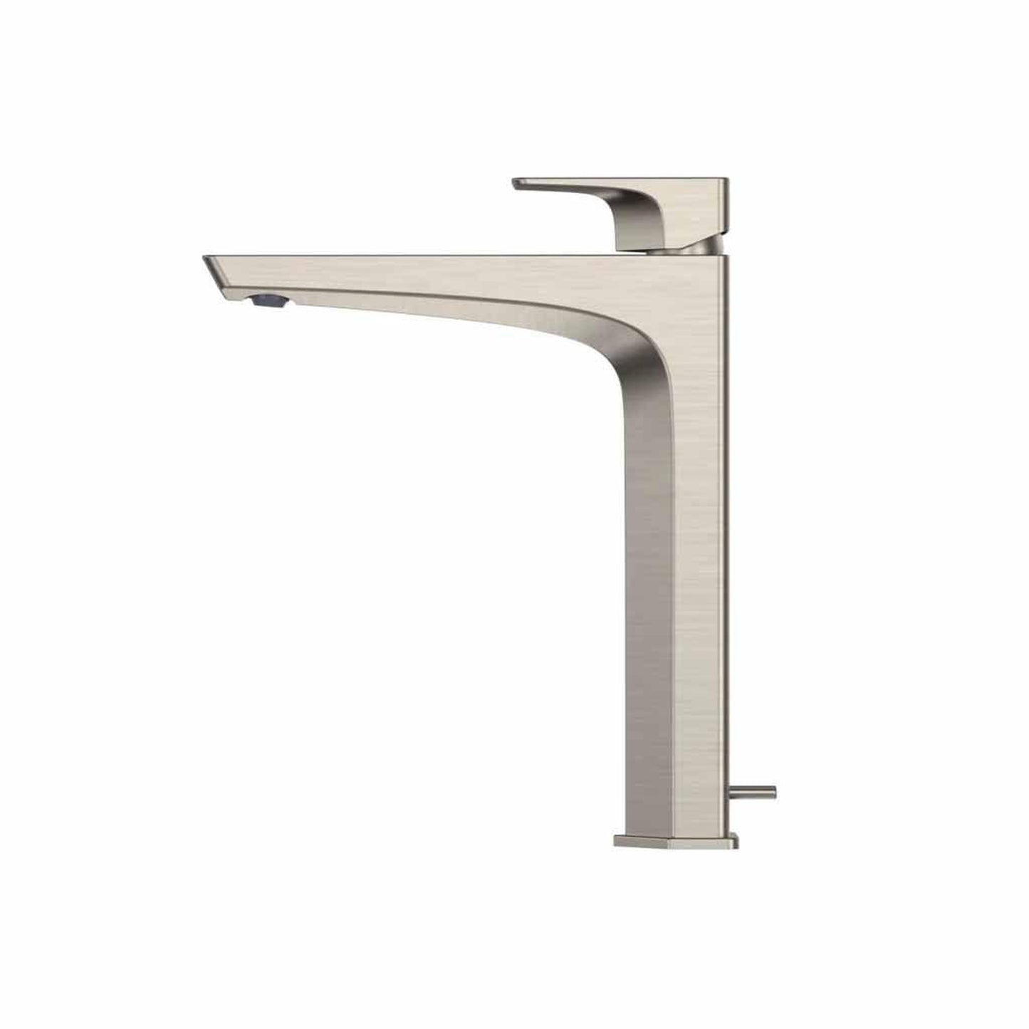 TOTO GE Brushed Nickel 1.2 GPM Single-Handle Vessel Bathroom Sink Faucet With Comfort Glide