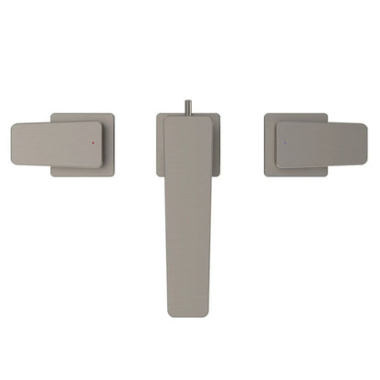 TOTO GE Brushed Nickel 1.2 GPM Two-Handle Widespread Bathroom Sink Faucet With Drain Assembly