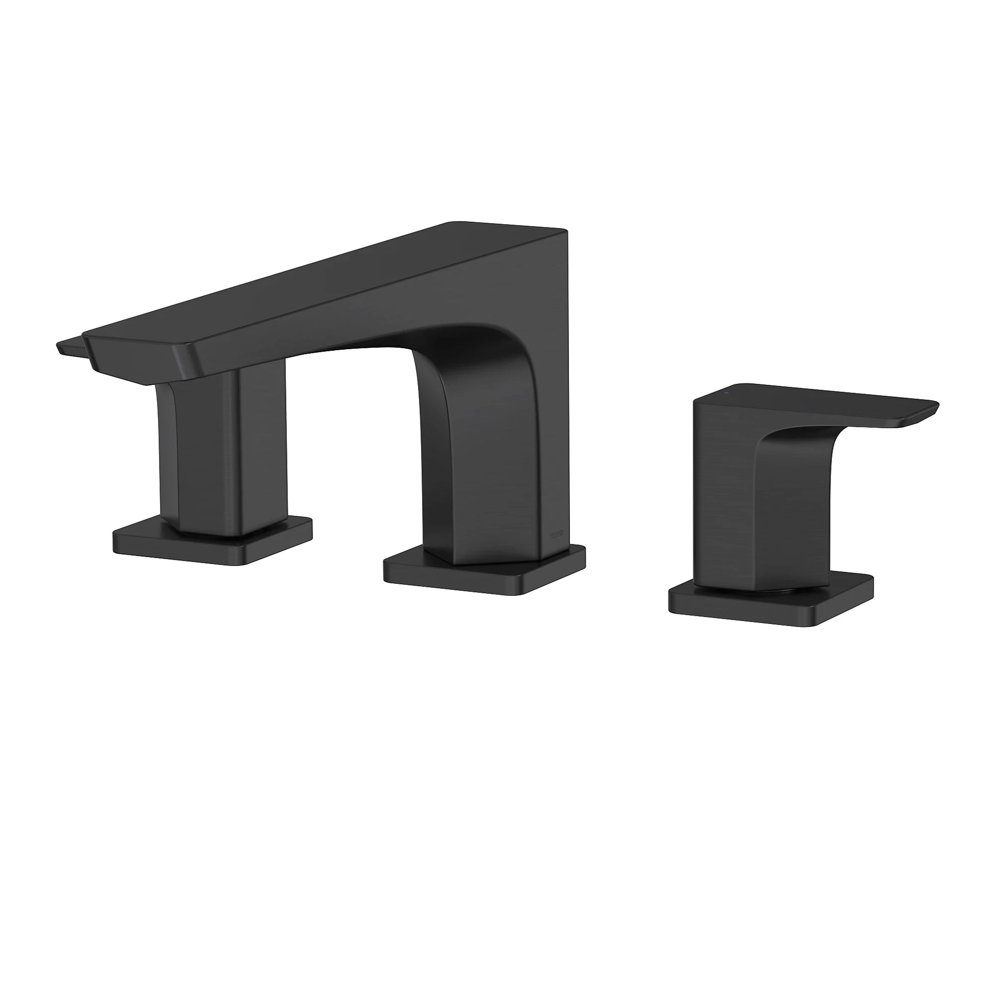 TOTO GE Matte Black Three-Hole Roman Tub Filler Trim