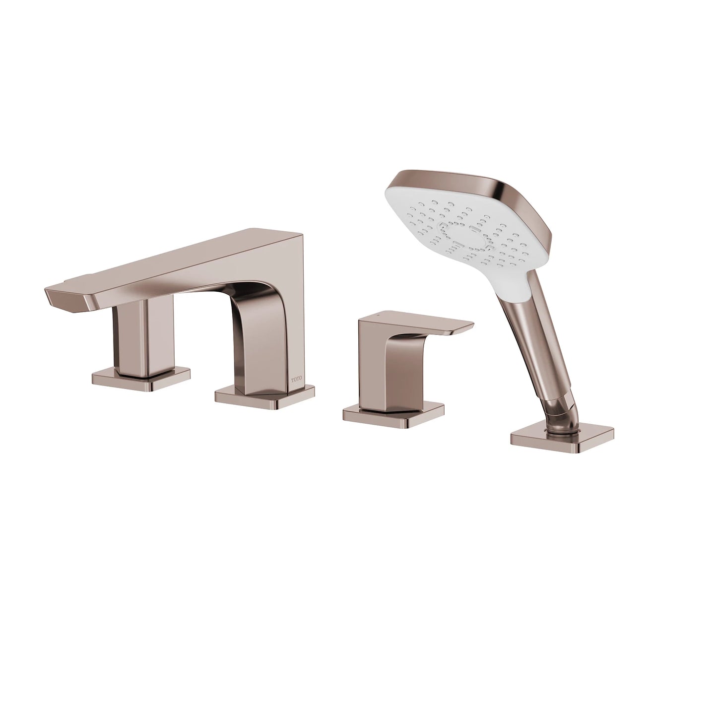 TOTO GE Polished Bronze Four-Hole Roman Tub Filler Trim