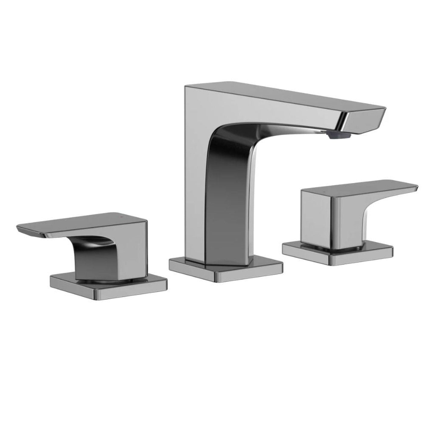 TOTO GE Polished Chrome 1.2 GPM Two-Handle Widespread Bathroom Sink Faucet With Drain Assembly