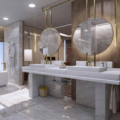 TOTO GE Polished French Gold 1.2 GPM Single-Handle Semi-Vessel Bathroom Sink Faucet With Comfort Glide