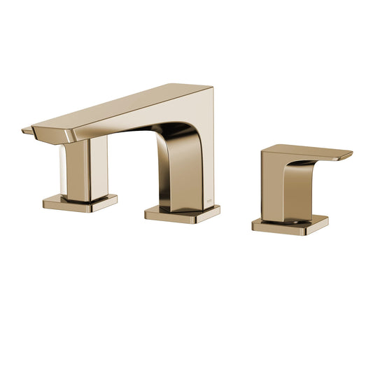 TOTO GE Polished French Gold Three-Hole Roman Tub Filler Trim
