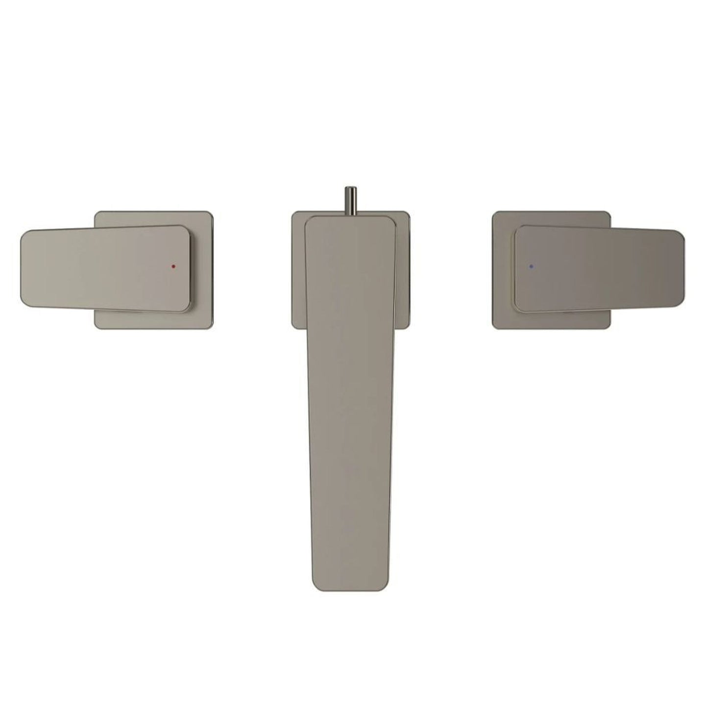 TOTO GE Polished Nickel 1.2 GPM Two-Handle Widespread Bathroom Sink Faucet With Drain Assembly