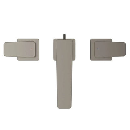 TOTO GE Polished Nickel 1.2 GPM Two-Handle Widespread Bathroom Sink Faucet With Drain Assembly