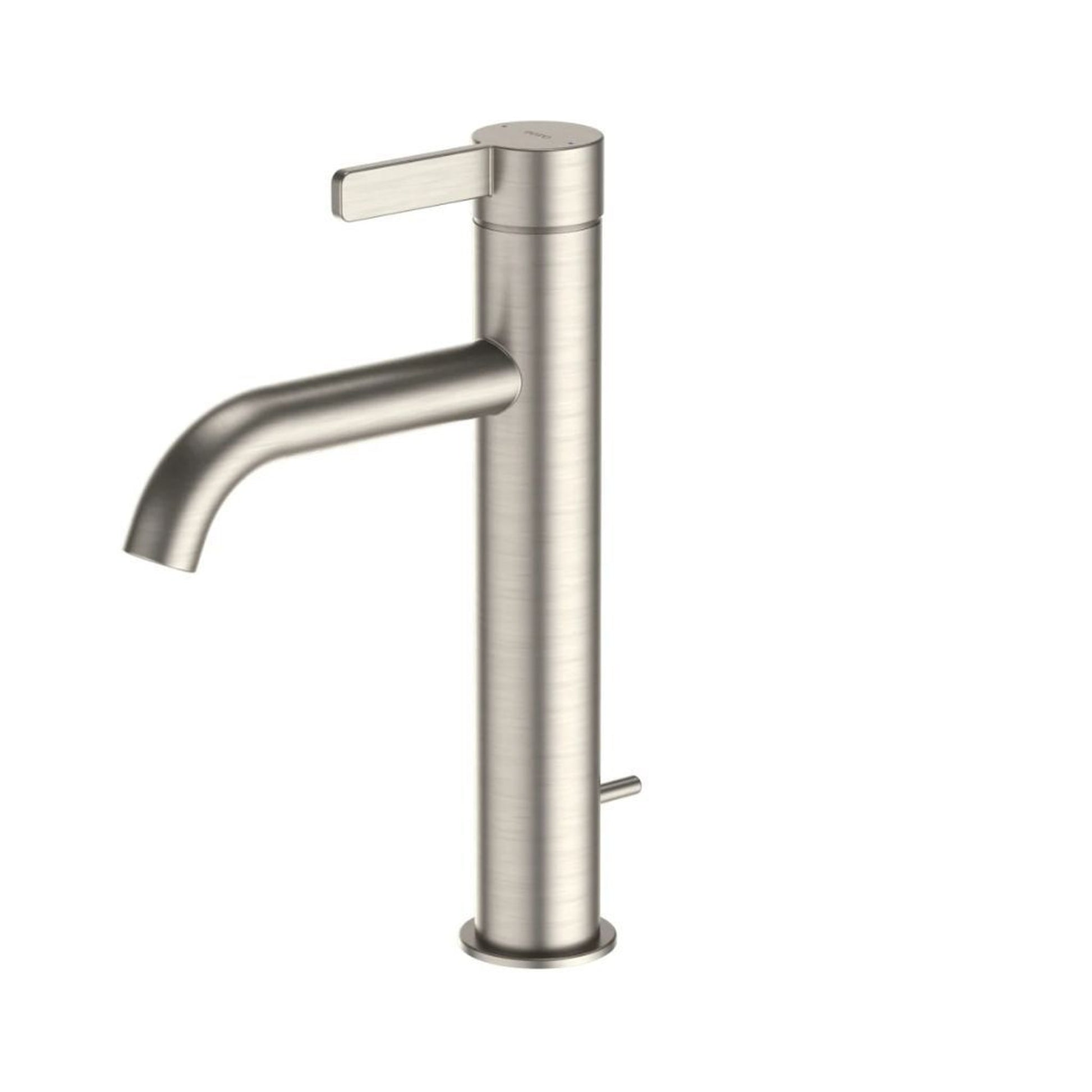 TOTO GF Brushed Nickel 1.2 GPM Single-Handle Semi-Vessel Bathroom Sink Faucet With Comfort Glide