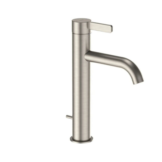 TOTO GF Brushed Nickel 1.2 GPM Single-Handle Semi-Vessel Bathroom Sink Faucet With Comfort Glide