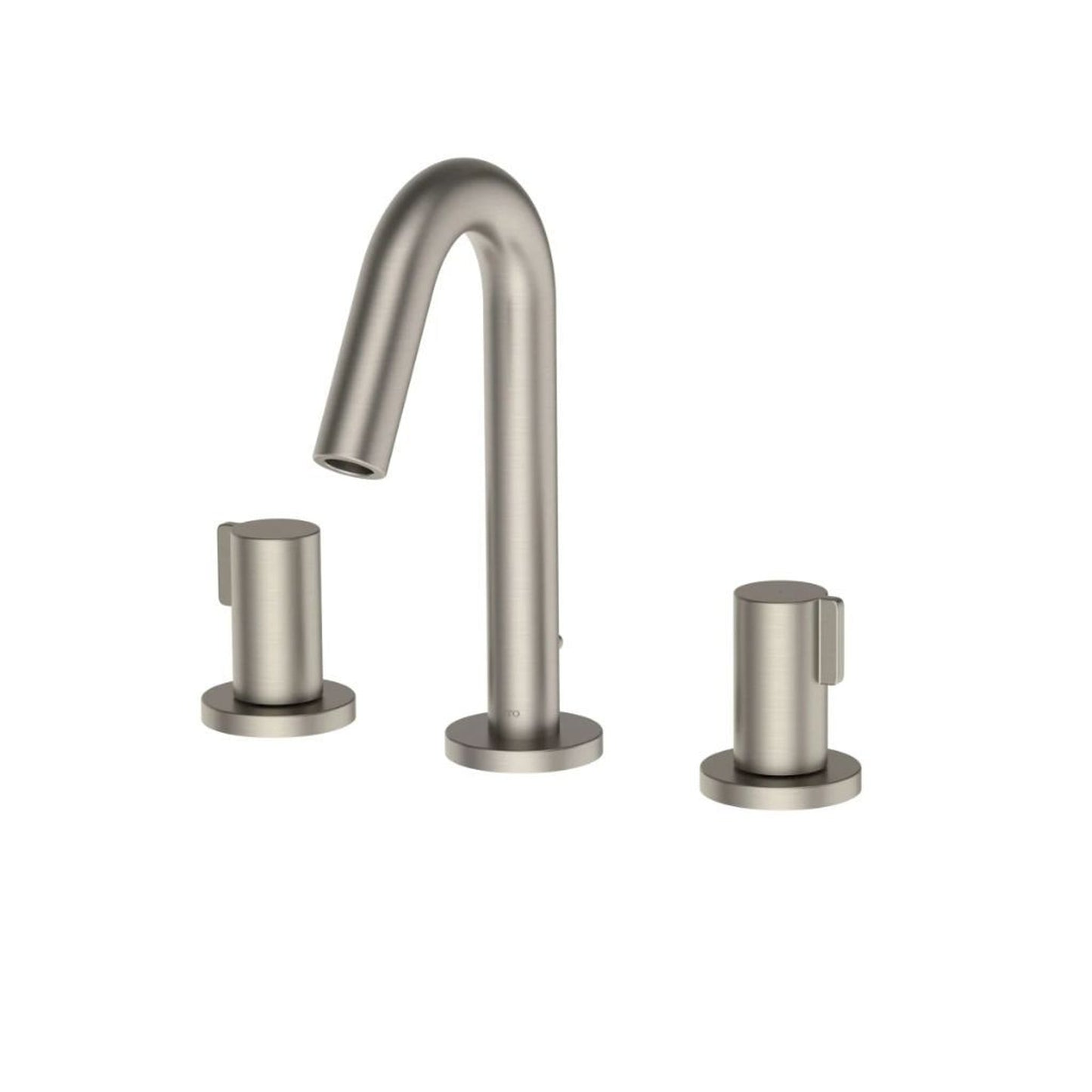 TOTO GF Brushed Nickel 1.2 GPM Two-Handle Widespread Bathroom Sink Faucet With Drain Assembly