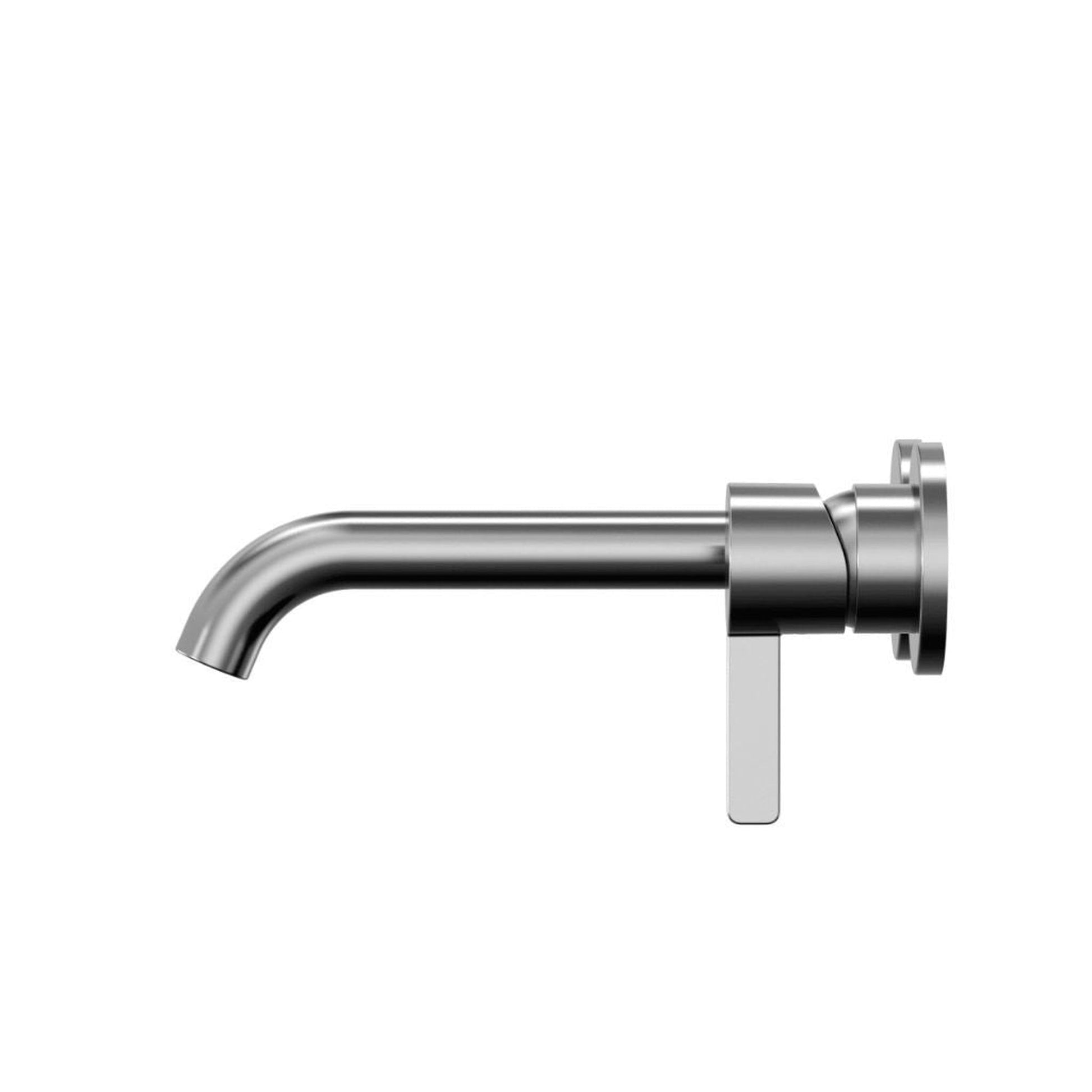 TOTO GF Polished Chrome 1.2 GPM Single-Handle Long Wall-Mounted Bathroom Sink Faucet With Comfort Glide