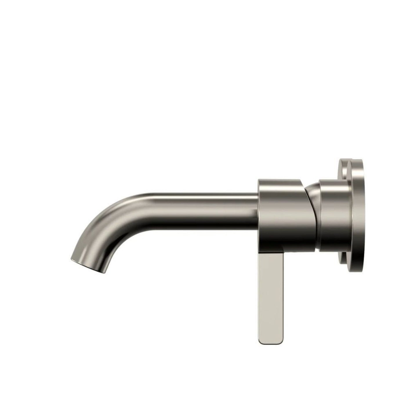 TOTO GF Polished Nickel 1.2 GPM Single-Handle Short Wall-Mounted Bathroom Sink Faucet With Comfort Glide