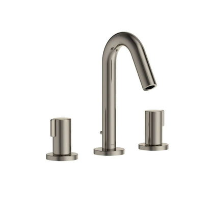 TOTO GF Polished Nickel 1.2 GPM Two-Handle Widespread Bathroom Sink Faucet With Drain Assembly