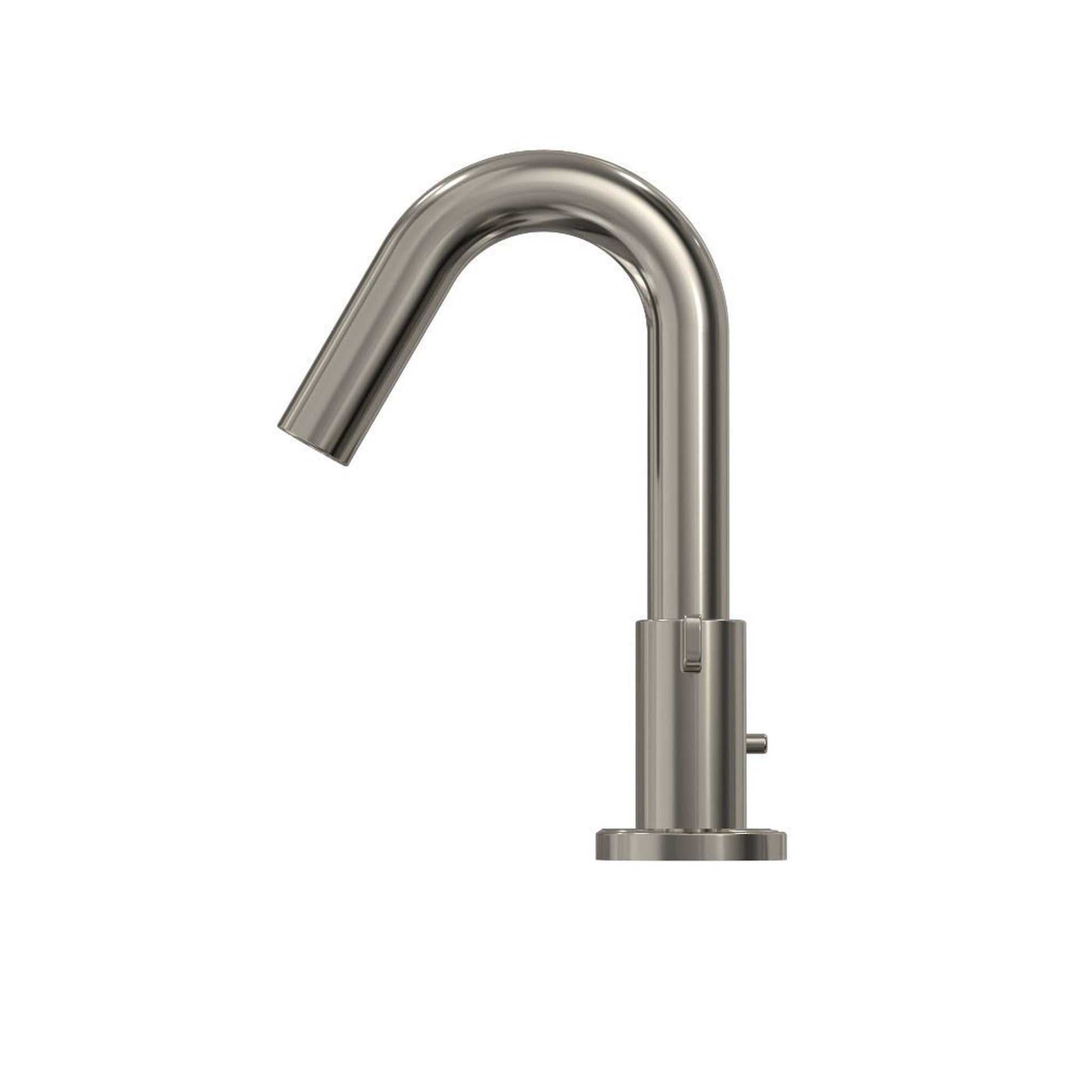 TOTO GF Polished Nickel 1.2 GPM Two-Handle Widespread Lever Handle Bathroom Sink Faucet With Drain Assembly